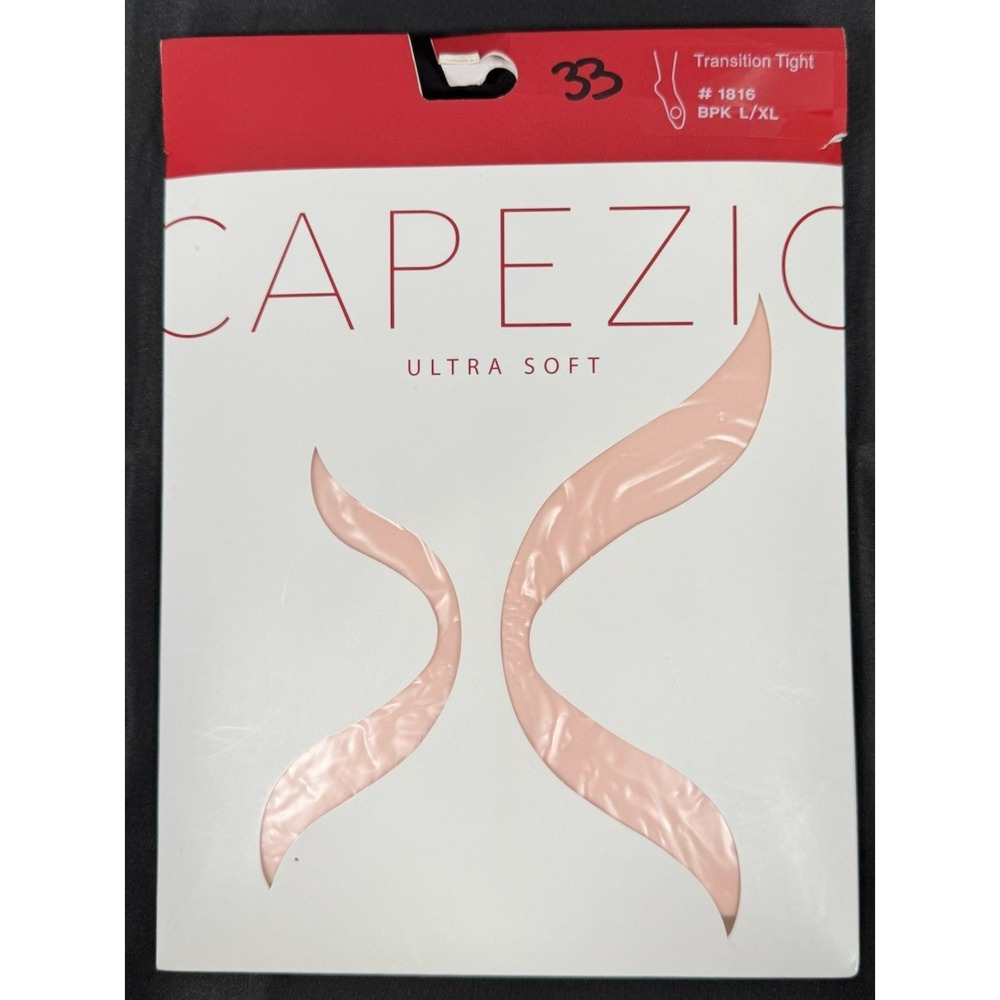Capezio Transition Tight Womens L/XL Ballet Pink 1816 Ultra Soft Matte Tights
